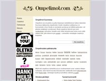 Tablet Screenshot of ompelimot.com